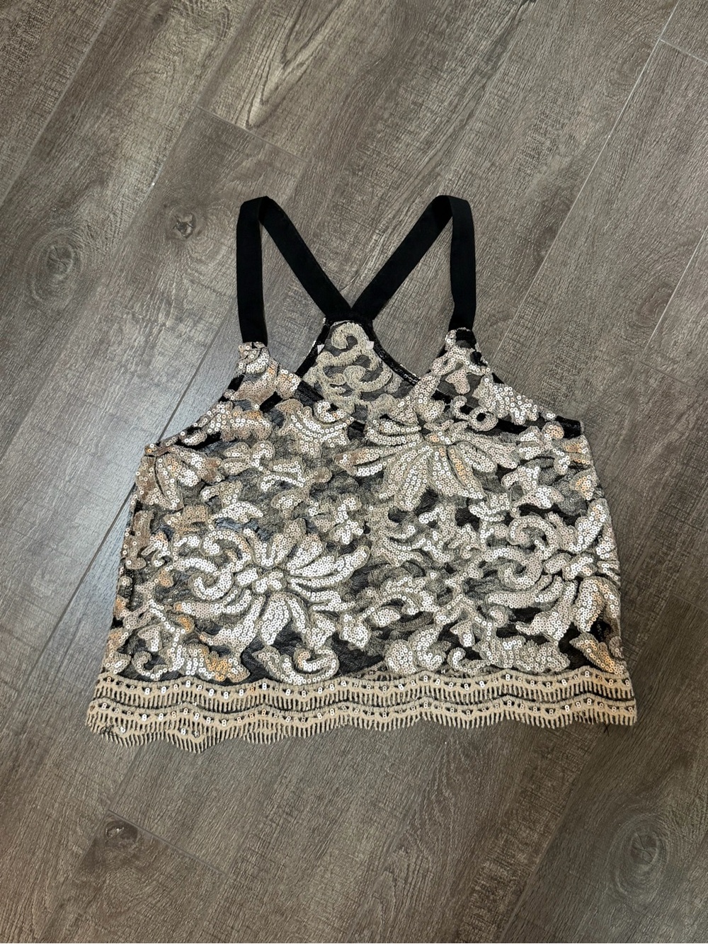 Anthropologie Sequence mesh Blouse - size small